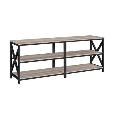 Yaheetech 3-layer Tv Stand Vintage Tv Console Table