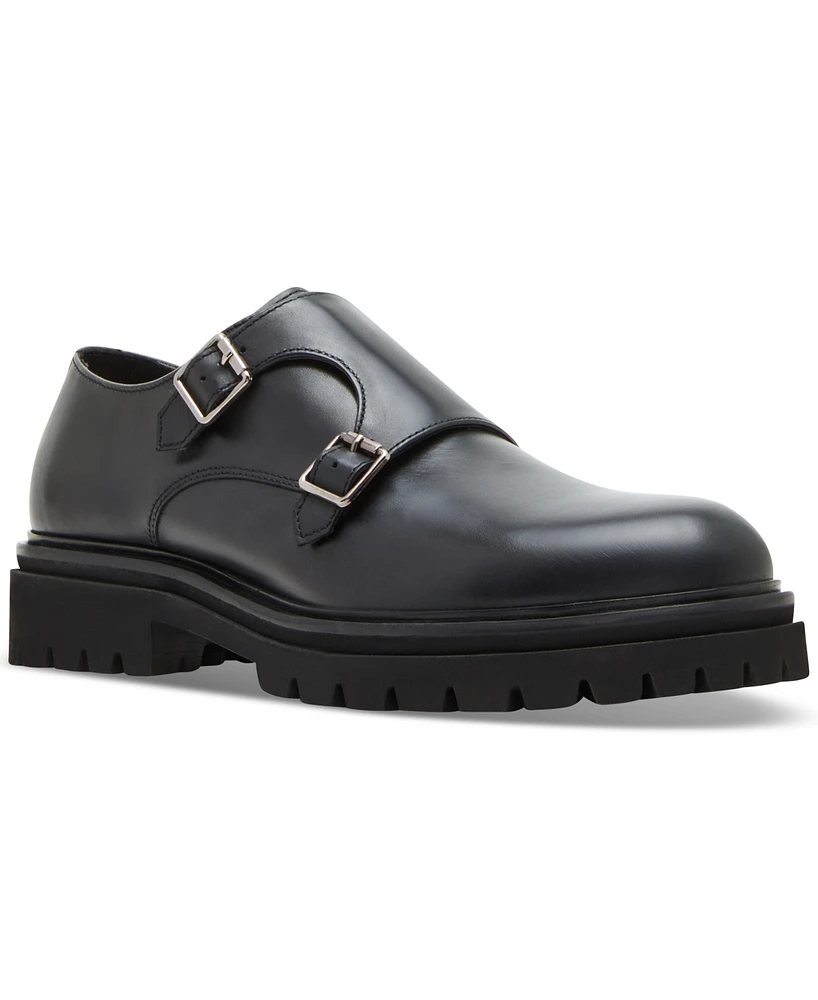 Steve Madden Men's Shaken Double Monk Strap Shoe