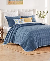 Greenland Home Fashions Portofino Ruffled 3-Pc. Quilt Set