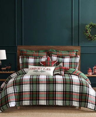 Levtex Spencer Plaid Flannel 2-Pc. Duvet Cover Set, Twin