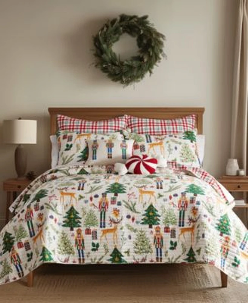 Levtex Nutcracker Reversible Quilt Sets