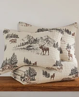Levtex Lodge Toile Reversible 3-Pc. Quilt Set, King/California King