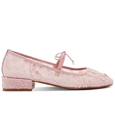 Madden Girl Egret Block-Heel Mary-Jane Bow Ballet Flats