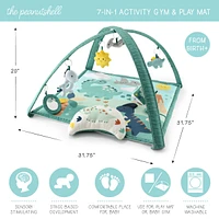 The Peanutshell Dino 7-in-1 Activity Play Gym & Play Mat for Baby