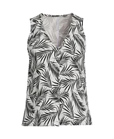 Lands' End Women's Plus Lightweight Jersey Tank Top