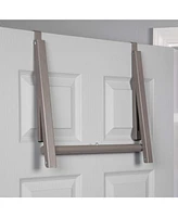 Florida Brands Over The Door Hanger Foldable and Expandable Rod for Hanging Towels, Coats & Clothes