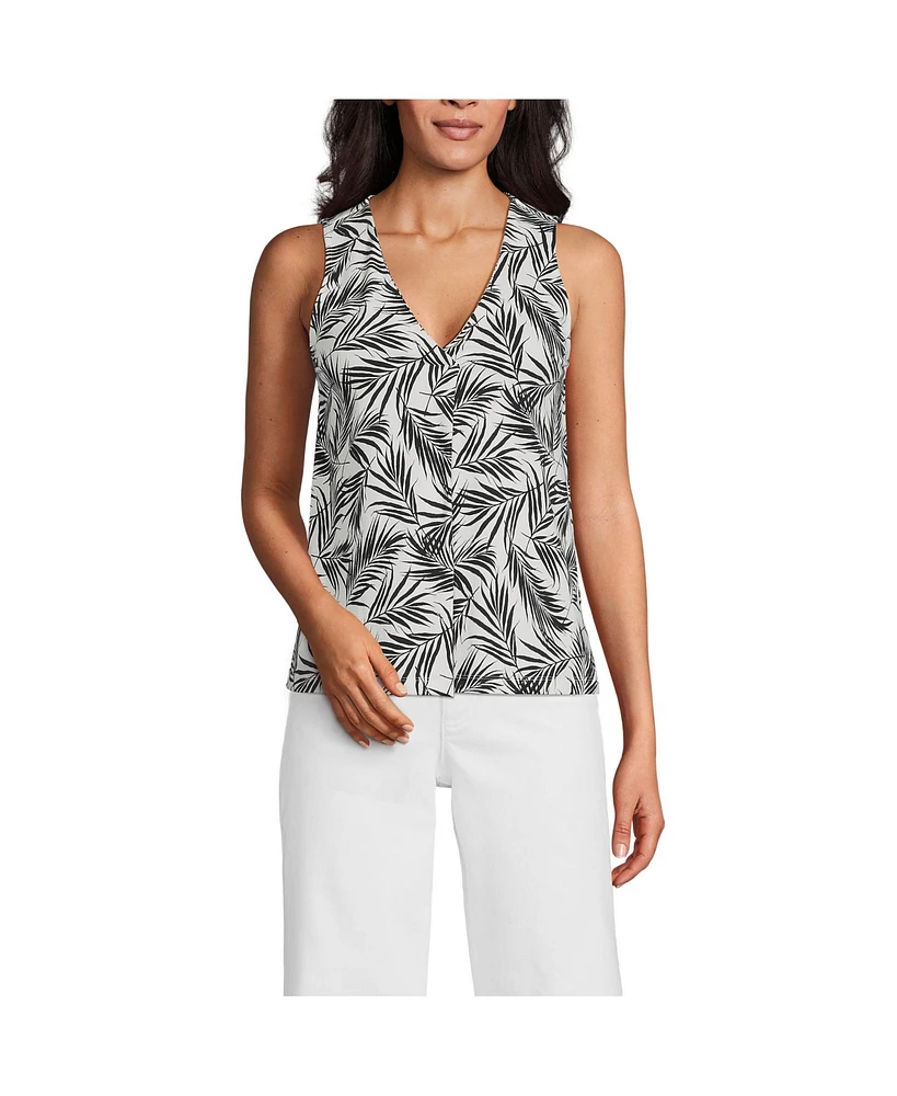 Lands' End Women's Lightweight Jersey Tank Top