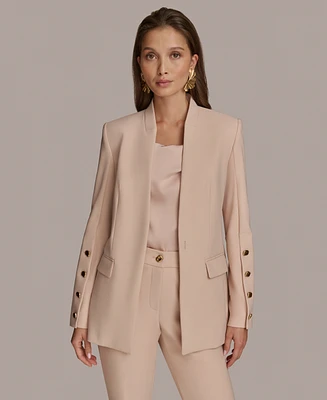 Donna Karan New York Women's Button-Sleeve Blazer