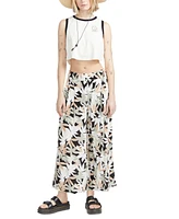 Volcom Juniors' Waverly Pull-On Wide-Leg Pants