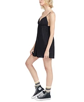 Volcom Juniors' Mazey Day V-Neck Sleeveless Mini Dress