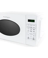 Nostalgia 0.7 Cubic Retro Foot Countertop Microwave Oven