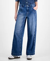 And Now This Women's High-Rise Seam-Front Wide-Leg Jeans, Exclusively at Macy's