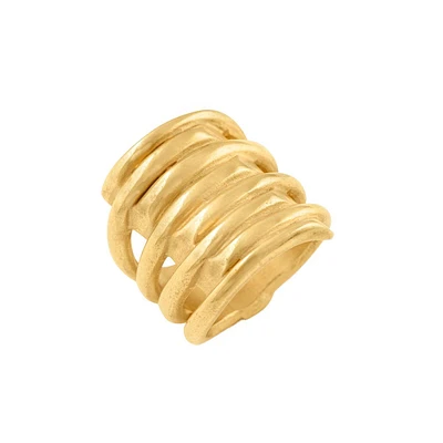 UNOde50 Stacking Effect Clad Metal Ring