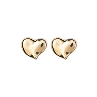 UNOde50 Medium Heart Shaped Metal Alloy Earring