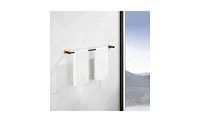 Slickblue Bathroom Hardware Set with Towel Bars, Hooks, and Toilet Paper Holder