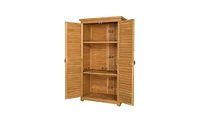 Slickblue Single Slope Top Fir Garden Storage Box – Weather-Resistant Storage Solution