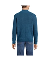 Lands' End Men's Long Sleeve Shaker Mock Neck Sweater