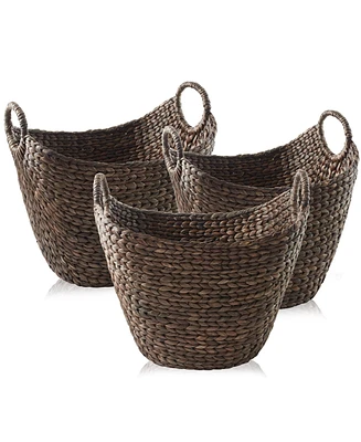 Casafield Set of 3 Boat Baskets with Handles