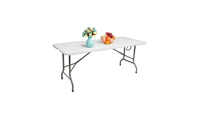 Slickblue 6FT Outdoor Foldable Long Table – Versatile Dining and Serving Solution