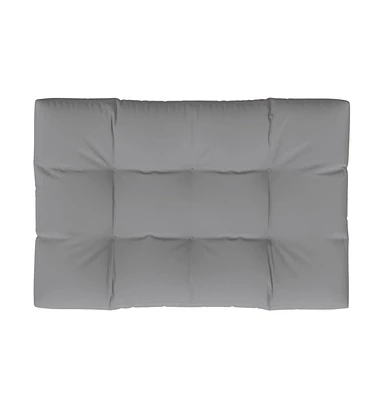 vidaXL Pallet Cushion 47.2"x31.5"x4.7" Gray Fabric