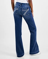7 For All Mankind Women's Dojo Tailorless Bootcut Jeans
