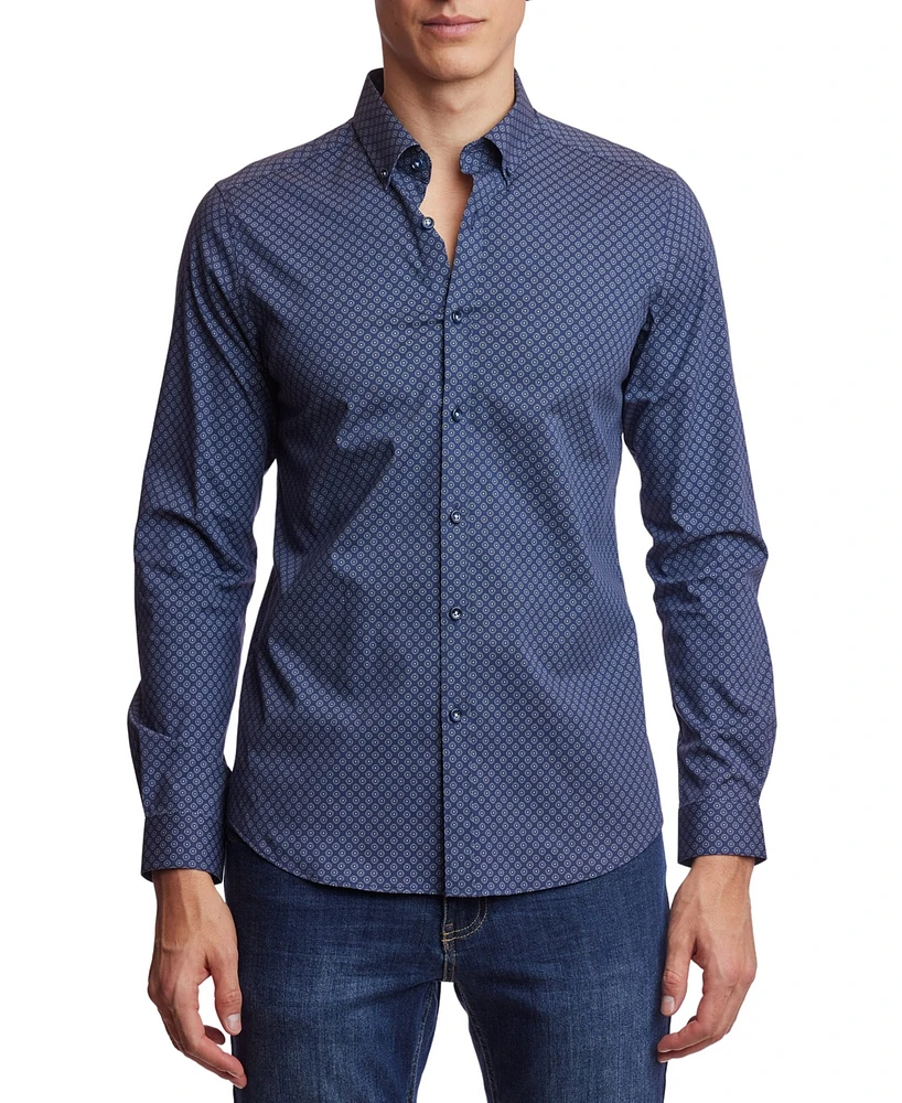 Paisley & Gray Men's Slim-Fit Medallion Shirt