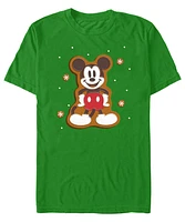 Fifth Sun Men's Mickey Gingerbread Short Sleeve T-Shirt