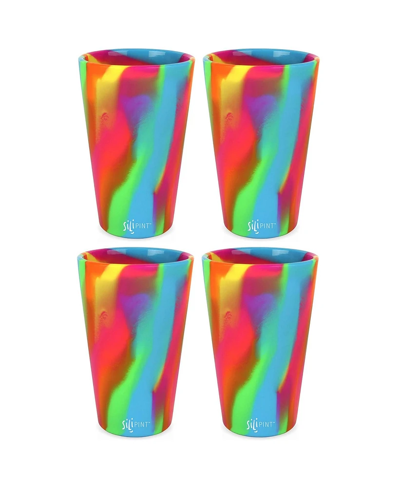 Pint Glasses: 4 pk - Hippie Hops