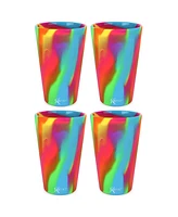 Pint Glasses: 4 pk - Hippie Hops