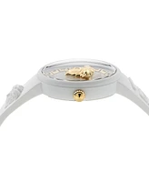 Versace Women's Swiss V-Pop White Silicone Strap Watch 39mm