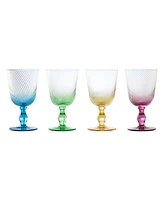 Anton Studio Designs Swirl Wine Glasses, Set of 4