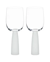 Anton Studio Designs Oslo Wine Glasses Frost, Set of 2