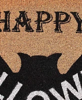 Vcny Home Bat Halloween Outdoor Doormat, 18" x 30"