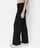 Dkny Women's Knit Pull-On Wide-Leg Pants