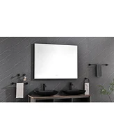 Streamdale Furniture 48X 36 Inch Led Mirror Bathroom Vanity Mirror With Backlight, Wall Mount Anti-Fog Memory Large