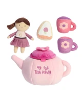 ebba Small My Lil Tea Party Baby Talk Engaging Baby Plush Toy Purple 9"