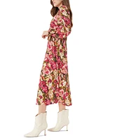 Sam Edelman Women's Illora Floral-Print Ruffled Midi Dress