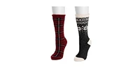 Muk Luks Women's Tall Heat Retainers (2 Pair Pack)