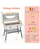Gouun Kids Barbecue Grill Playset for Girls and Boys Aged 3+