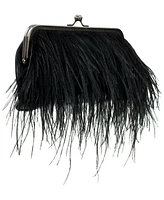 Patricia Nash Potenaz Small Velvet and Feather Frame Bag