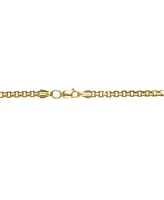 24" Round Box Link Chain Necklace (1-1/2mm) in 14k Gold