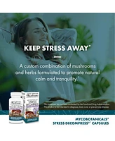 Host Defense MycoBotanicals Stress Decompress Capsules - Mushroom Supplement with Lemon Balm & Ashwagandha Root