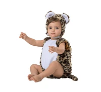 Dress Up America Leopard Romper & Hood Costume Set