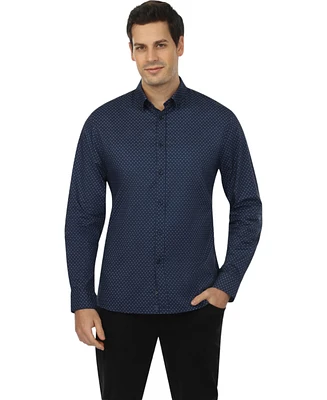 Vustra Men's Sierra Heights Print Button-Down Shirt