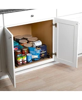 Florida Brands Black Pull Out Cabinet Organizer 20 x 21 In