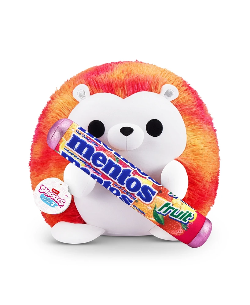 Snackles Zuru Large Hedgehog and Mentos Fruit Soft Plush Toy