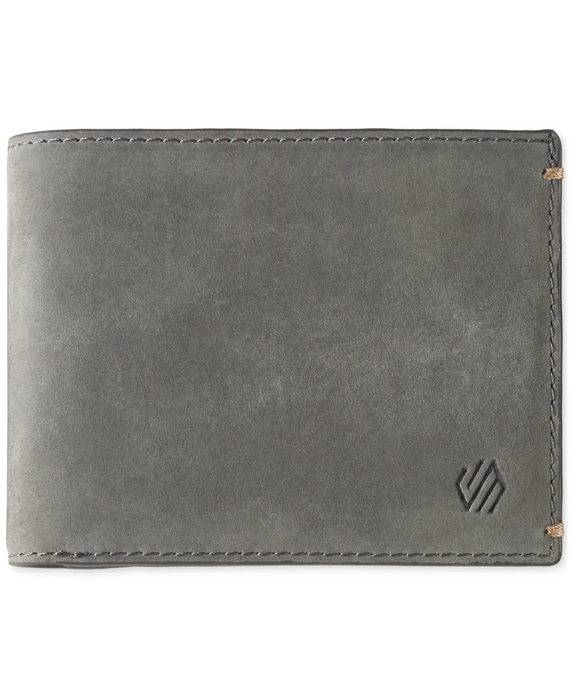 Johnston & Murphy Men's Oil-Tanned Leather Bifold Wallet