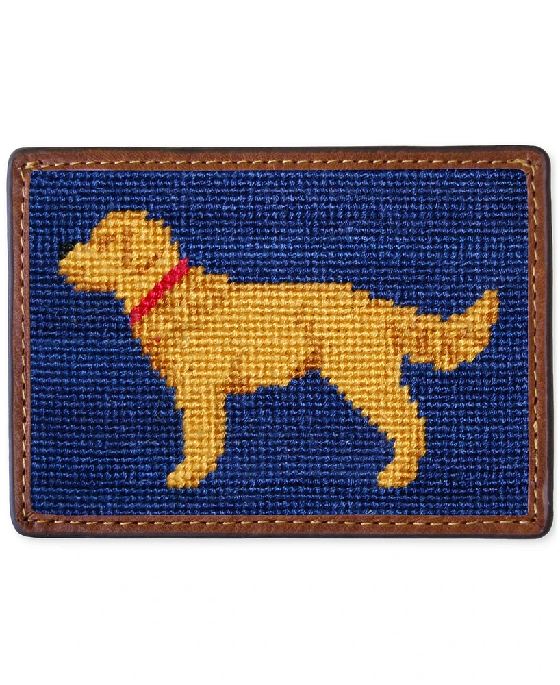 Smathers & Branson Men's Golden Retriever Card Wallet