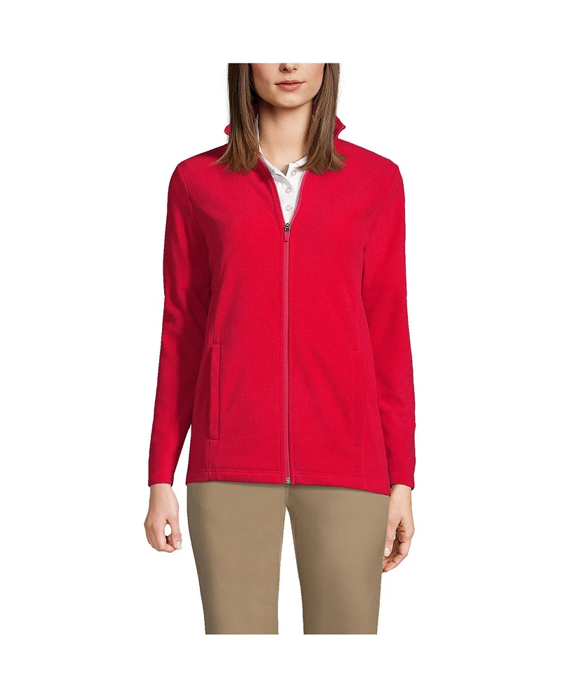 Lands' End Women's School Uniform Thermacheck 100 Fleece Jacket