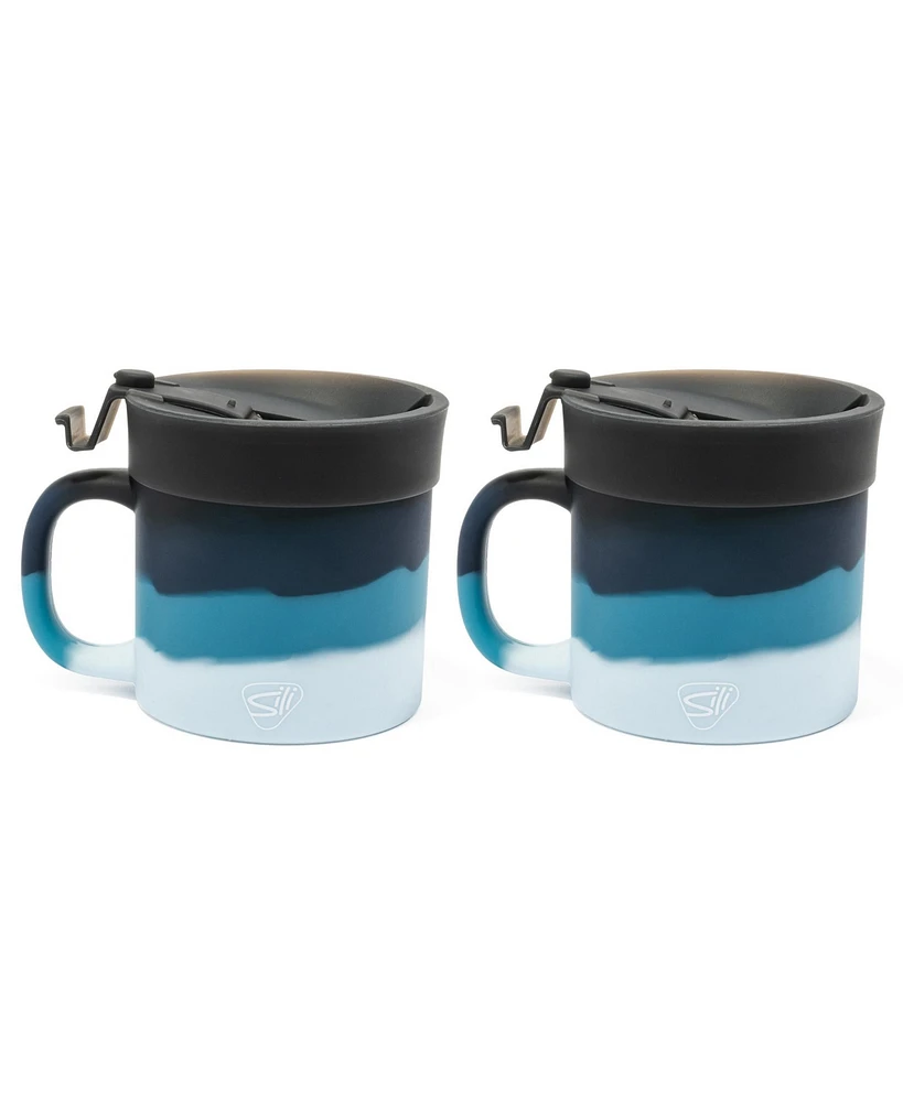 Coffee Mug w/ Lid: 16oz: 2 pk - Moon Beam